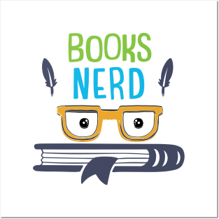 Books Nerd Posters and Art